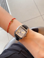 SANTOS DE CARTIE QUARTZ 28MM STEEL CASE