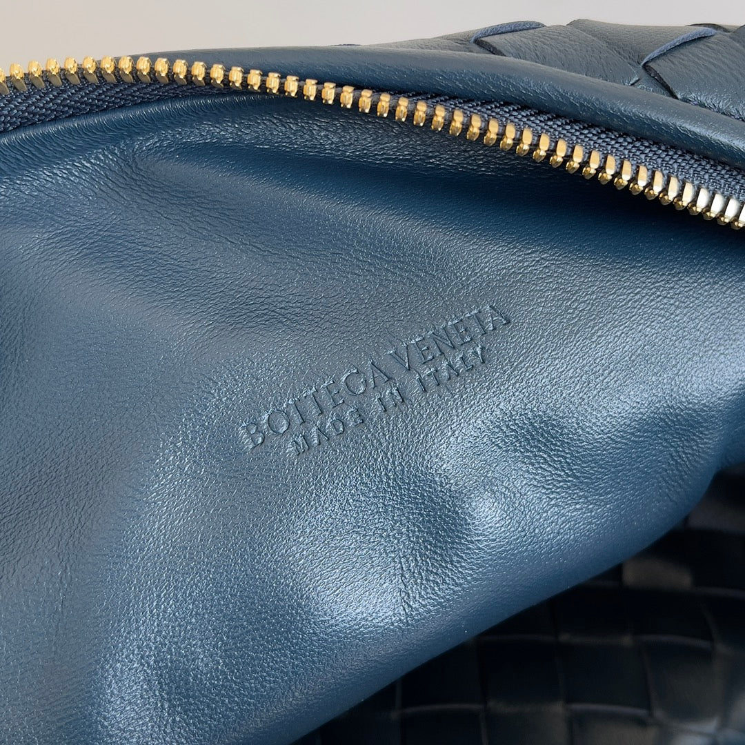 MINI JODIE 23 IN STEEL BLUE LAMBSKIN