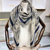 DIOR 26S SCARF 140 IN CASHMERE AND SILK 513694