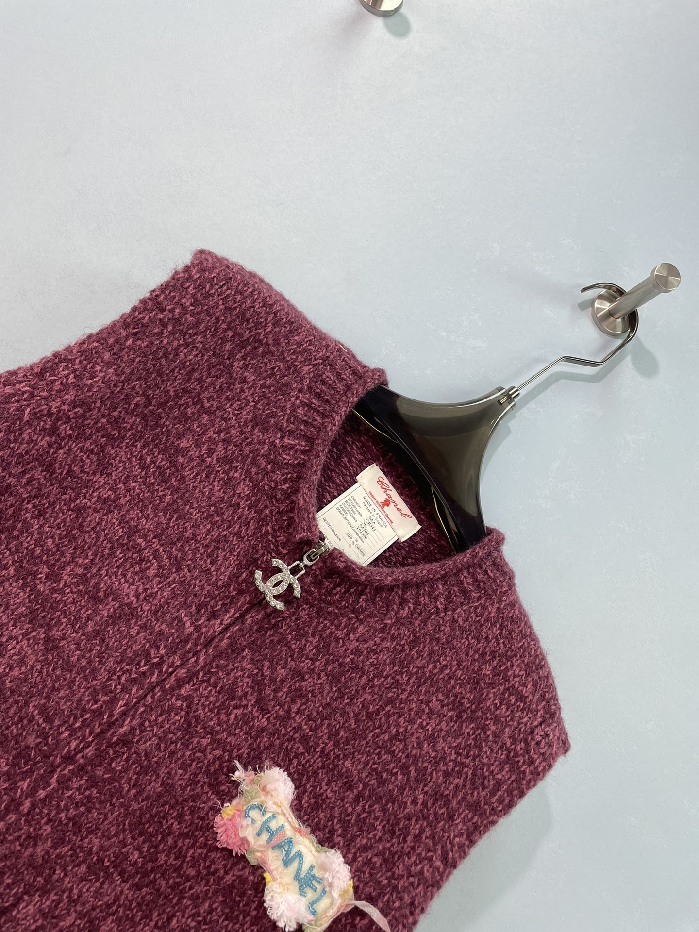 CHANEL 26S ZIP-UP KNIT VEST 1740