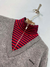 MIUMIU 26S LONG-SLEEVE KNIT SWEATER 1474