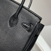 HM BIRKIN 20CM BAG BLACK TOGO LEATHER GOLD HARDWARE