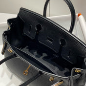 HM BIRKIN 20CM BAG BLACK TOGO LEATHER GOLD HARDWARE