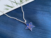 GHOST GG STAR PENDANT IN MIDNIGHT BLUE