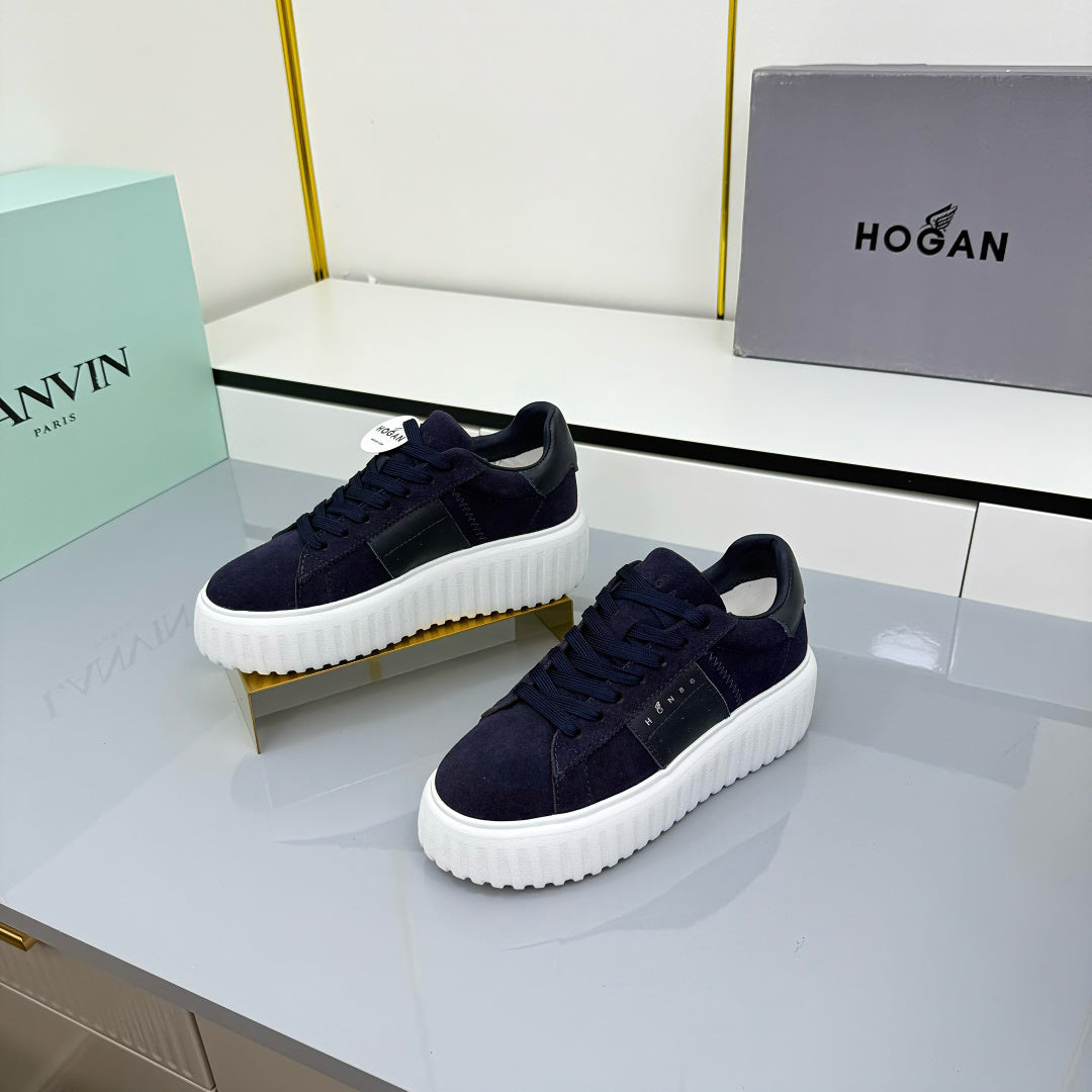 TOM FORD 26S SNEAKER HOGAN IN NAVY BLUE SUEDE