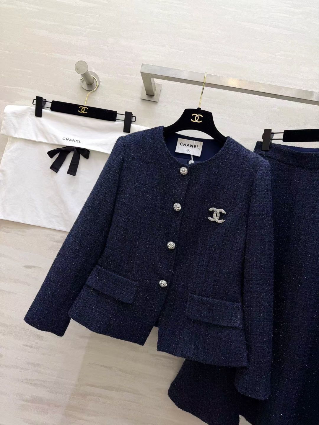 CHANEL 26S TWEED SUIT SET 1698