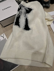 CHANEL 26S SHORT-SLEEVE CREW-NECK SWEATER 1758