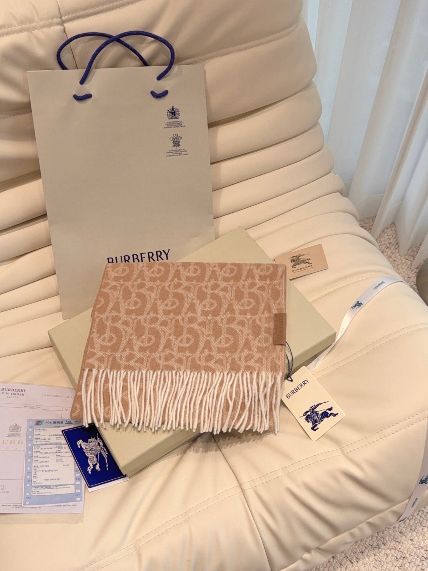 DIOR 26S SCARF 168 IN CASHMERE 504350