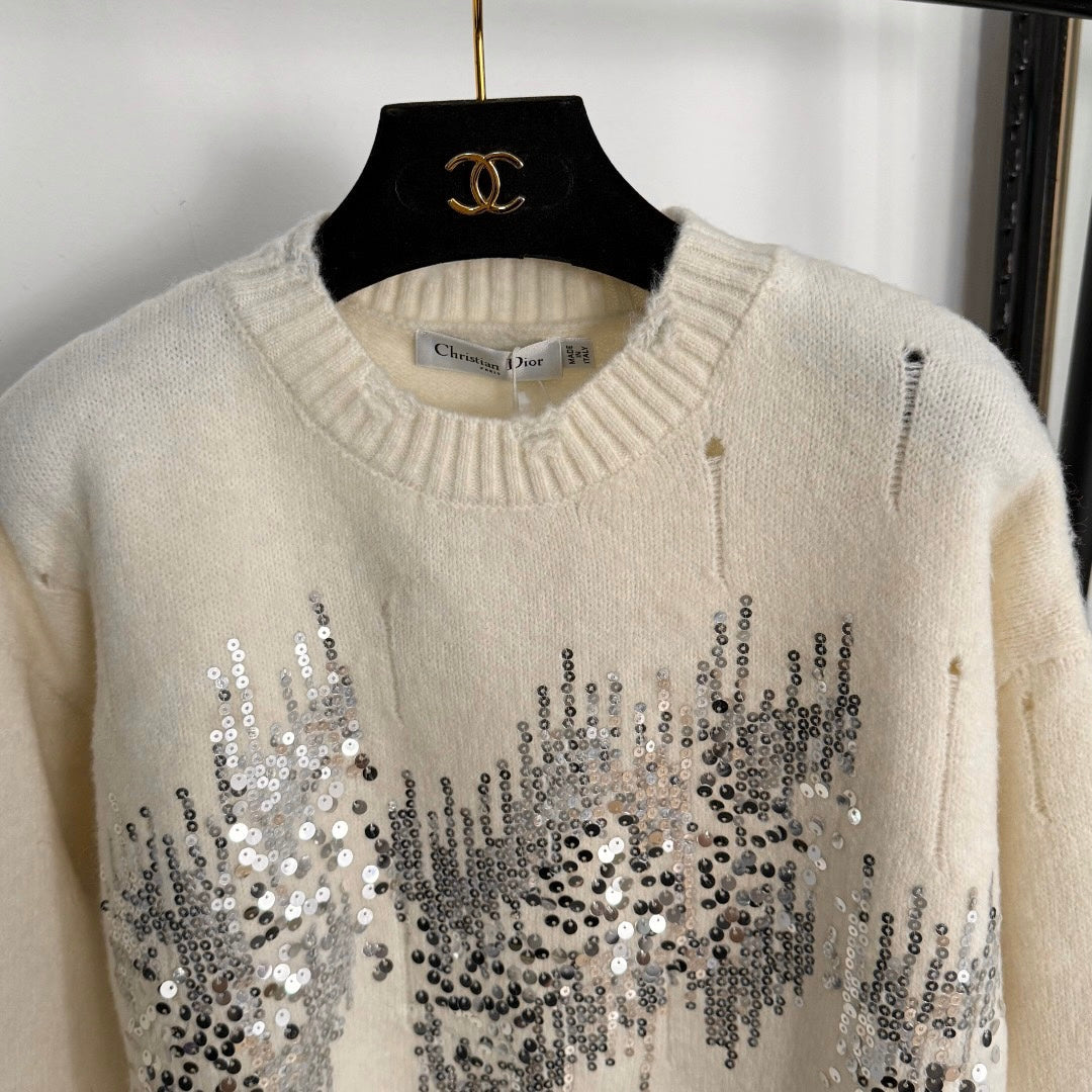DIOR 25S LONG-SLEEVE SWEATER STYLE 002