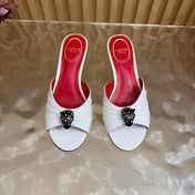 VALENTINO 26S HIGH-HEEL SANDALS 50 MM IN WHITE GATHERED CALFSKIN
