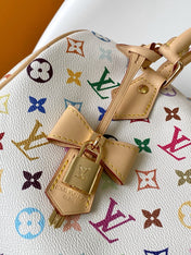 SPEEDY BANDOULIÈRE BAG 25 IN MULTICOLOR MONOGRAM CANVAS