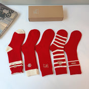 BURBERRY 26S CREW SOCKS 154399 (1 BOX)