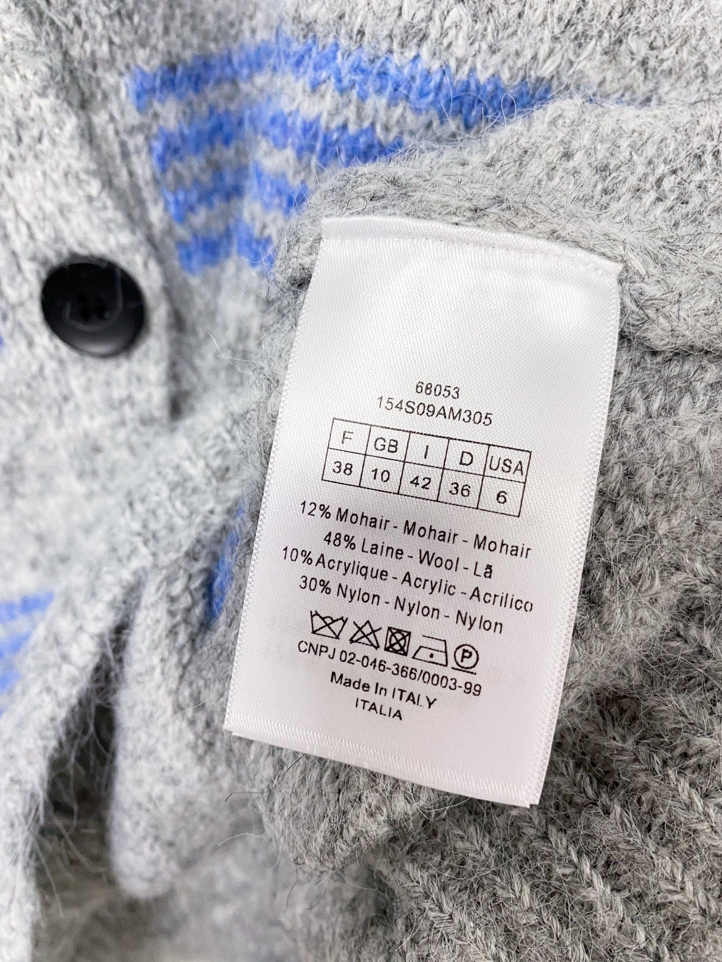 DIOR 26S KNIT CARDIGAN 1536