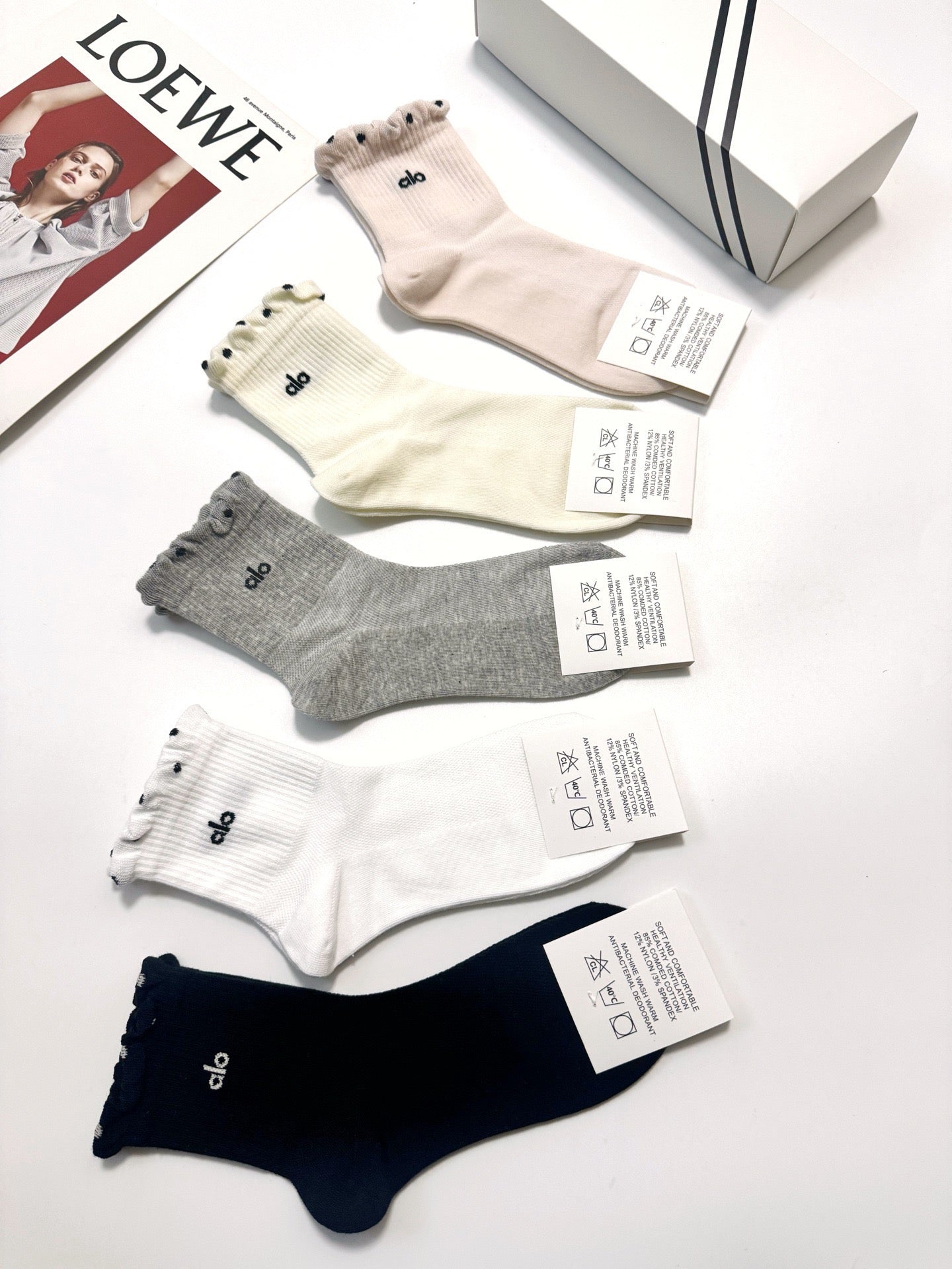 ALO 26S ANKLE SOCKS 208865 (1 BOX)