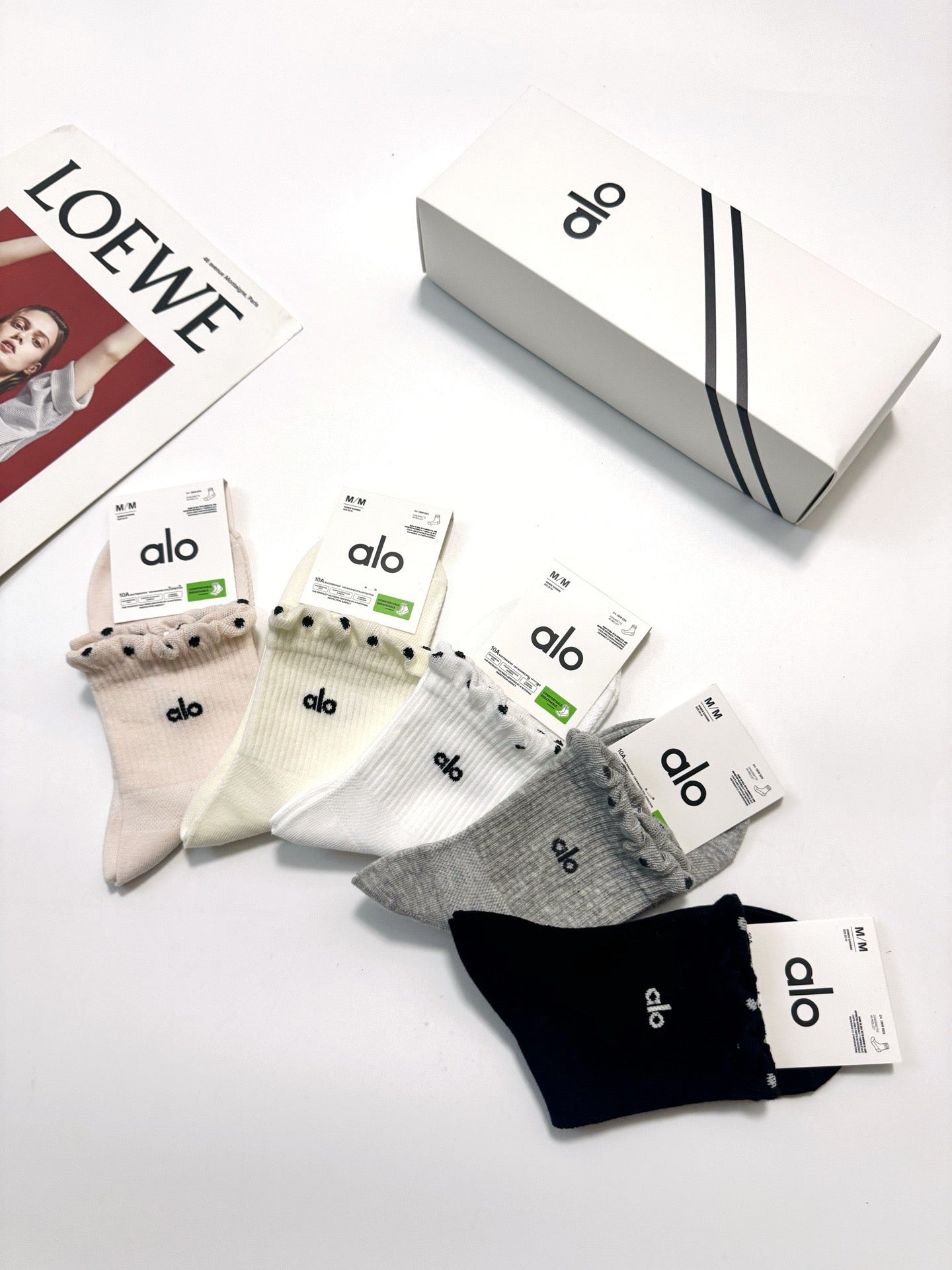 ALO 26S ANKLE SOCKS 208865 (1 BOX)