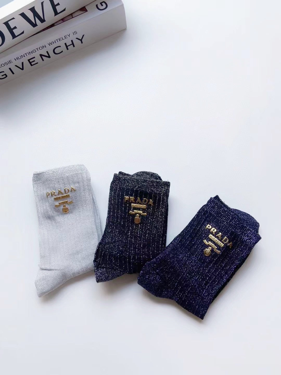 PRADA 26S ANKLE SOCKS 421138 (1 BOX)
