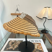 LOEWE 26S RAFFIA SUN VISOR  STYLE 260