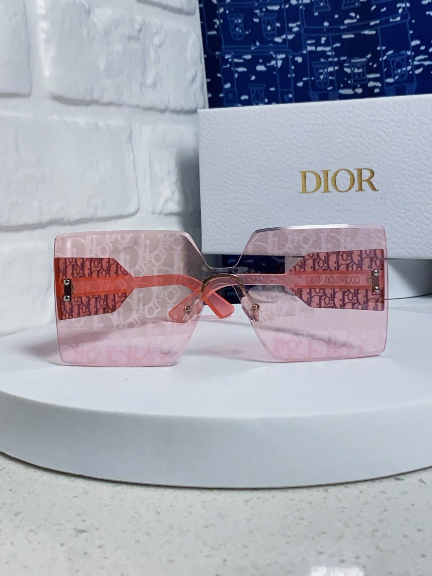 DIOR 26S SQUARE MASK FRAME IN ACETATE 408249