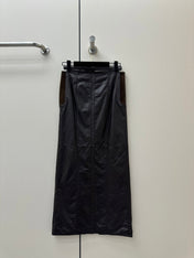 HERMES 26S LEATHER SKIRT 859