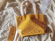 MINI HOBO BOHEME 38CM YELLOW CANVAS